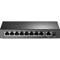TP-LINK TL-SF1009P 9 PORT 10/100 65W 8xPOE YONETILMEZ SWITCH 8+1